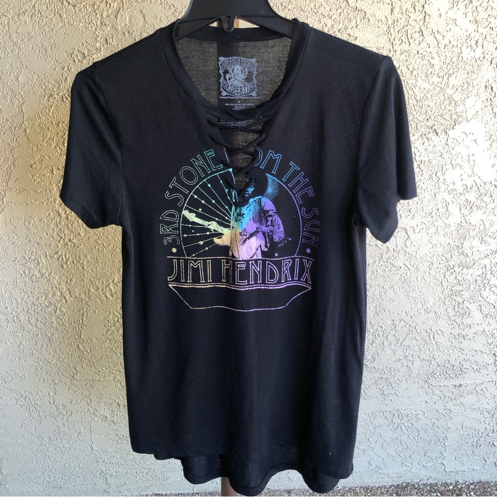 Jimi Hendrix 3rd Stone From the Sun Women’s T-shirt Size M